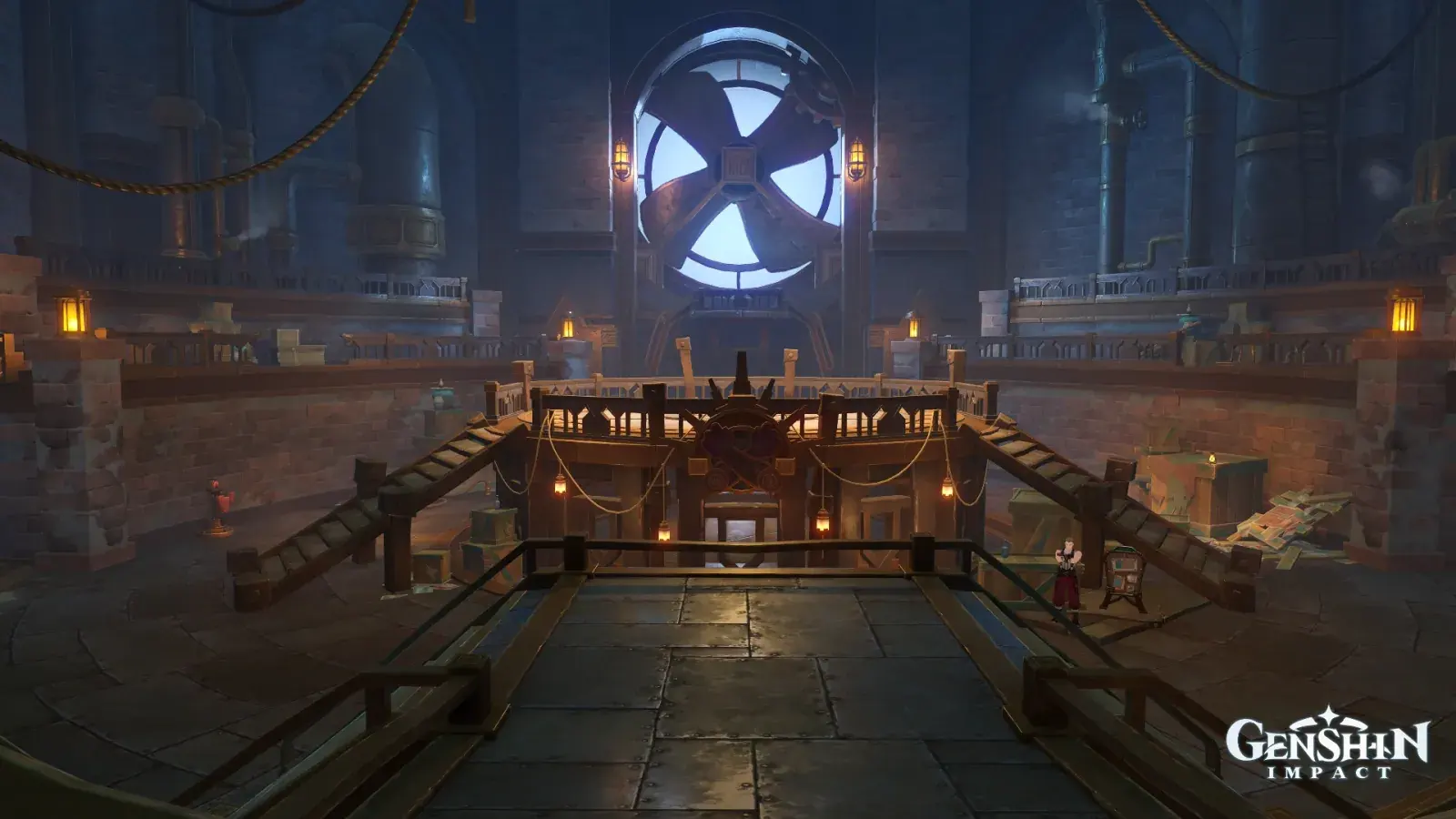 Pankration Ring under Lanternlight